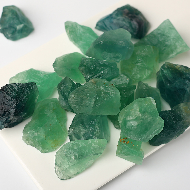 Wholesale natural color fluorite rough rough color fluorite color fluorite garden decorative stone