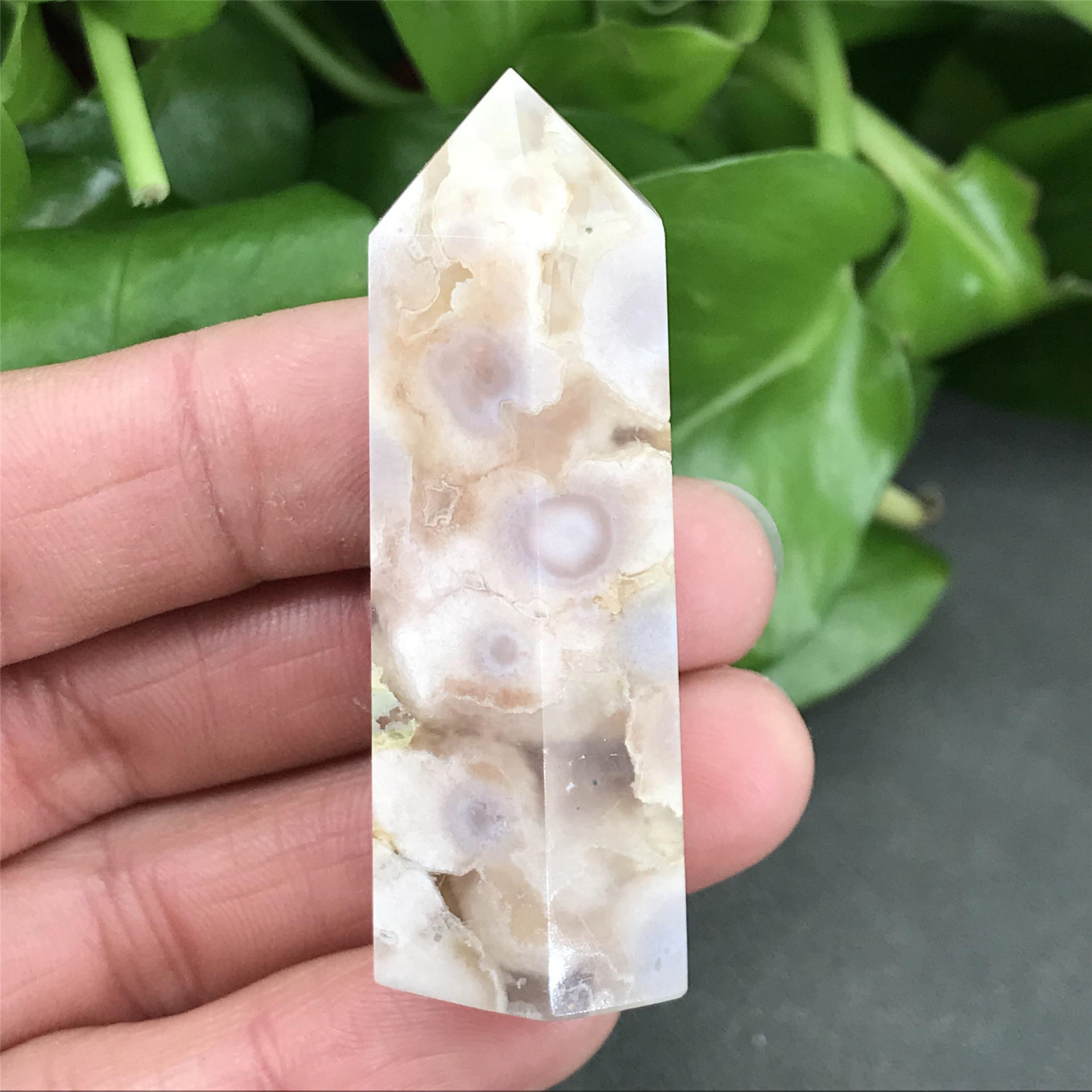 SAMEI JEWELRY Hot item natural crystal healing stone agate point good price feng shui crystal tower stone decoration and gifts