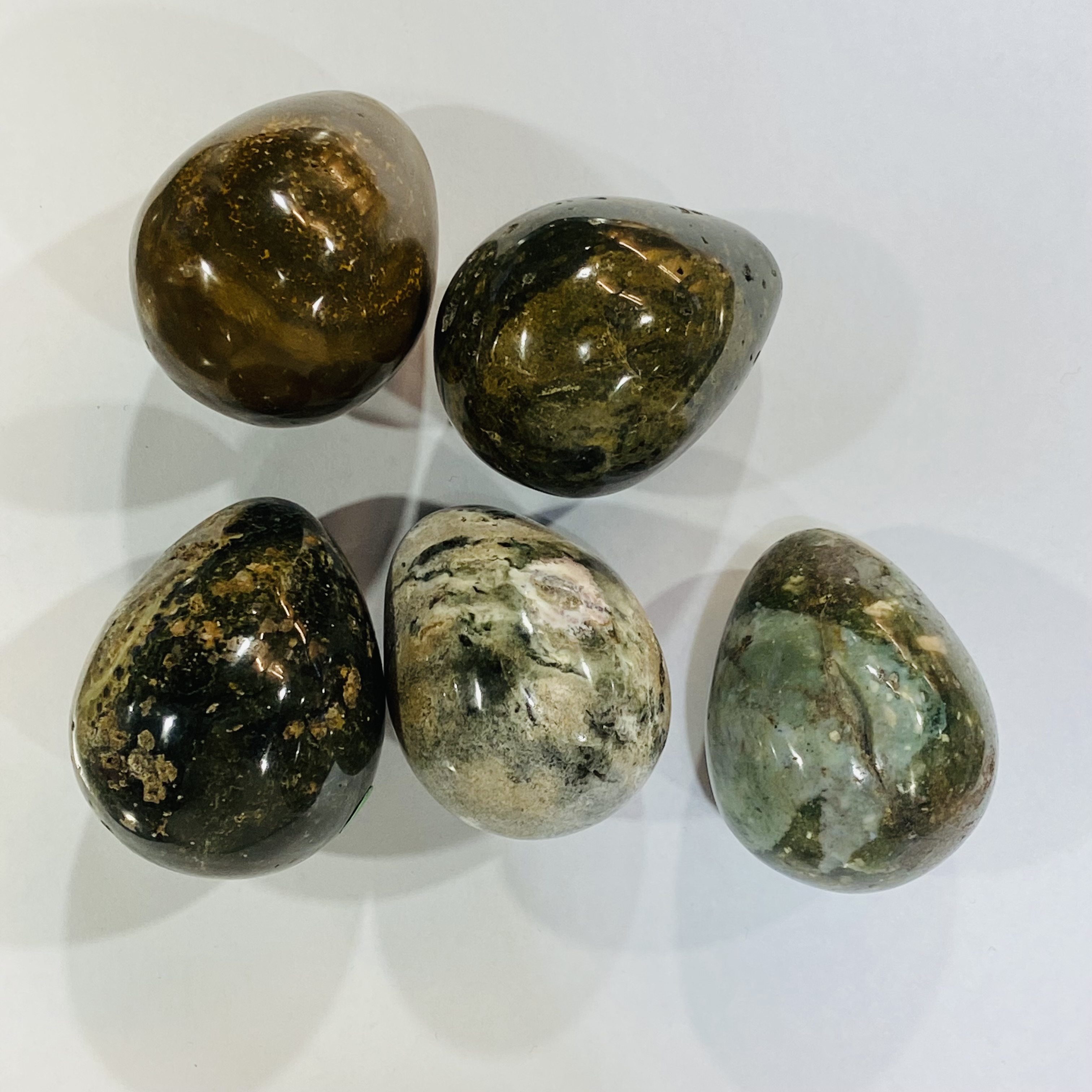 High quality Natural crystals healing stones Ocean Jasper crystal egg stones healing crystal for decoration and gifts