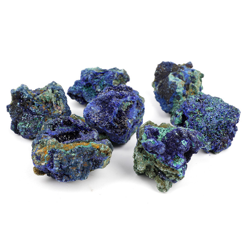 Hot sale natural crystal mineral stone larger particles healing reiki azurite rough raw stone gems for decoration