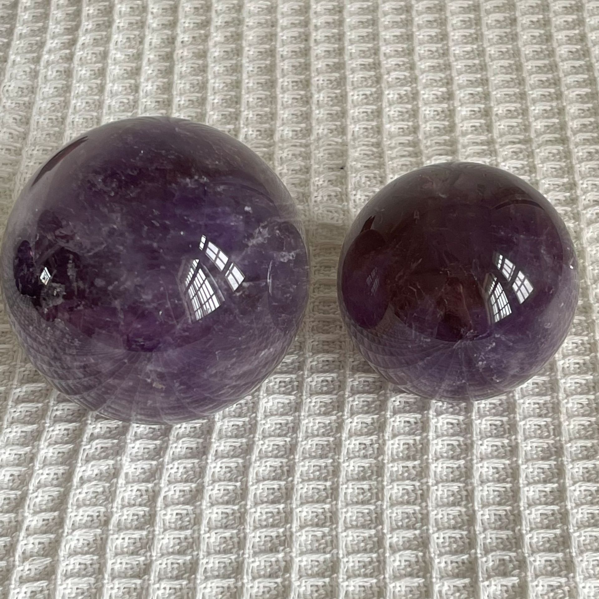 Hot Sale Crystal Sphere Folk Crafts natural polished gemstone Healing Clear large Amethyst ball for decoration