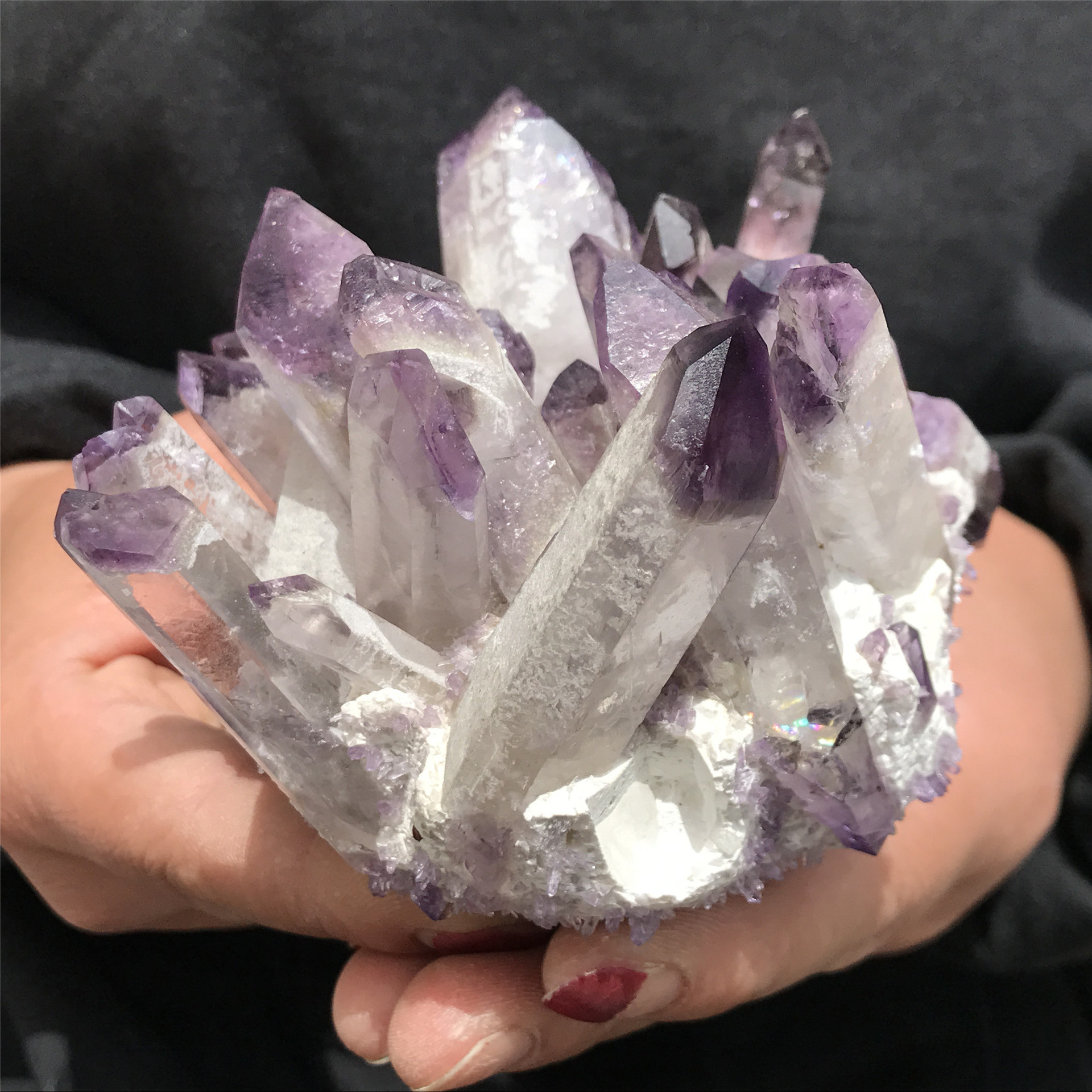 Reiki cluster amethyst bulk crystal cluster natural healing wholesale amethyst cluster for decoration