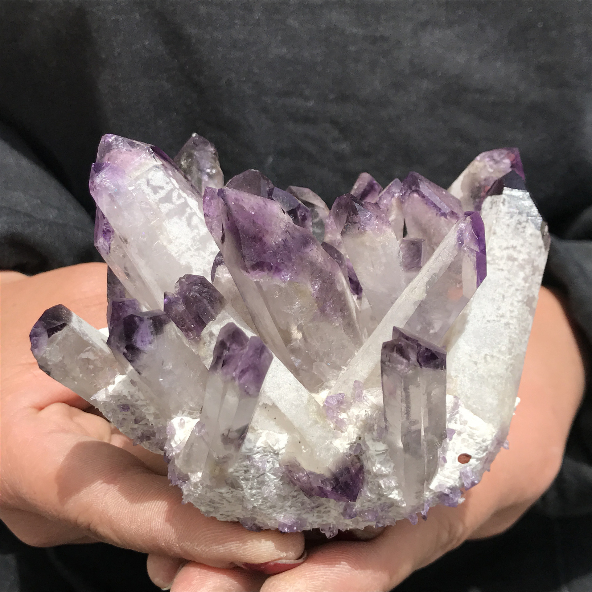 Reiki cluster amethyst bulk crystal cluster natural healing wholesale amethyst cluster for decoration