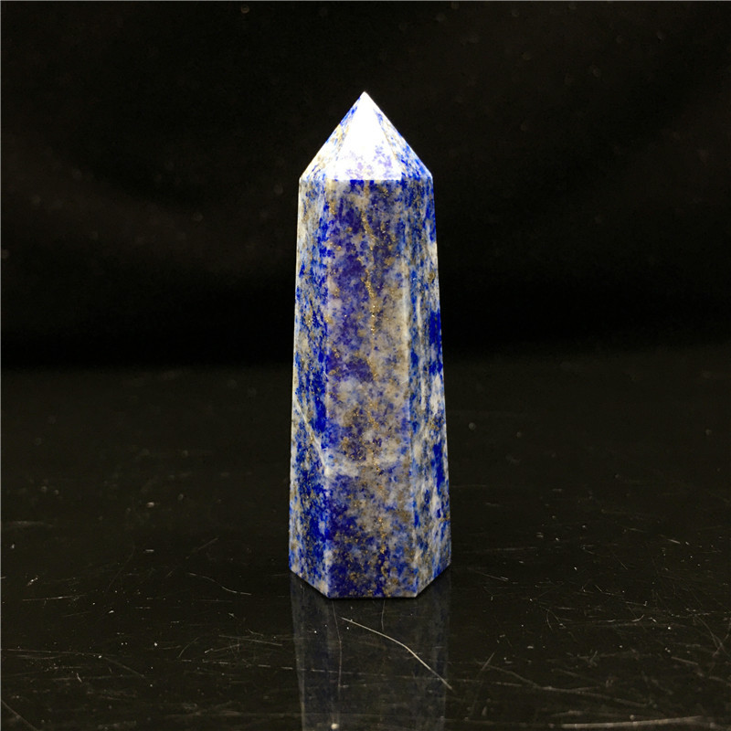 Bulk wholesale natural lapis lazuli fengshui decoration healing reiki lapis lazuli crystal point tower