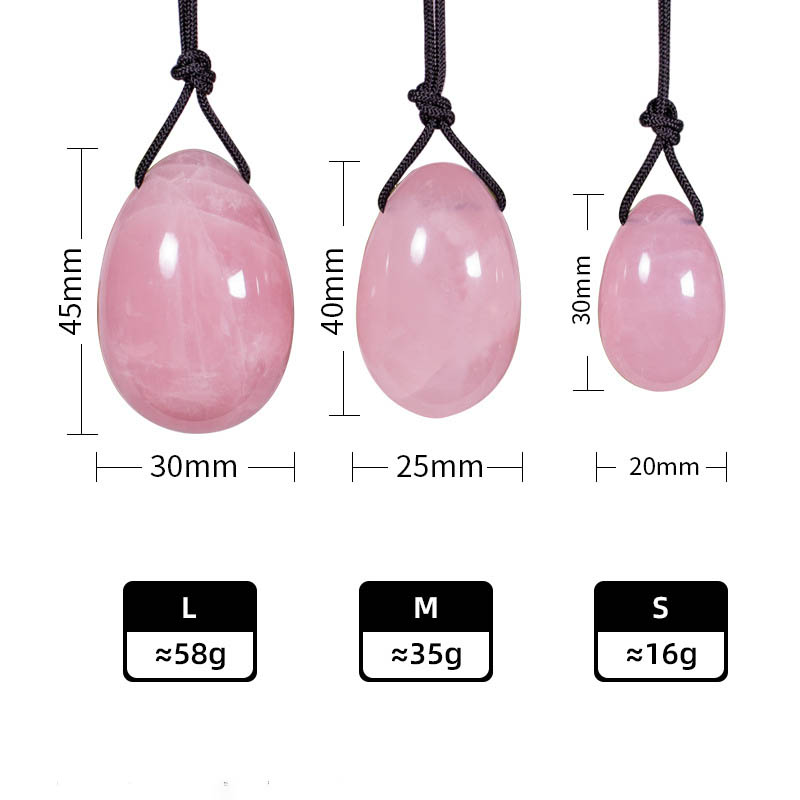 Wholesale best quality natural healing quartz crystal eggs massager stone three-piece suit multispecies yoni eggs set for women