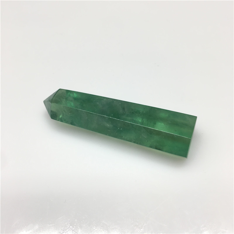 Wholesale bulk gem green fluorite point wand healing polishing green fluorite crystal tower high quality