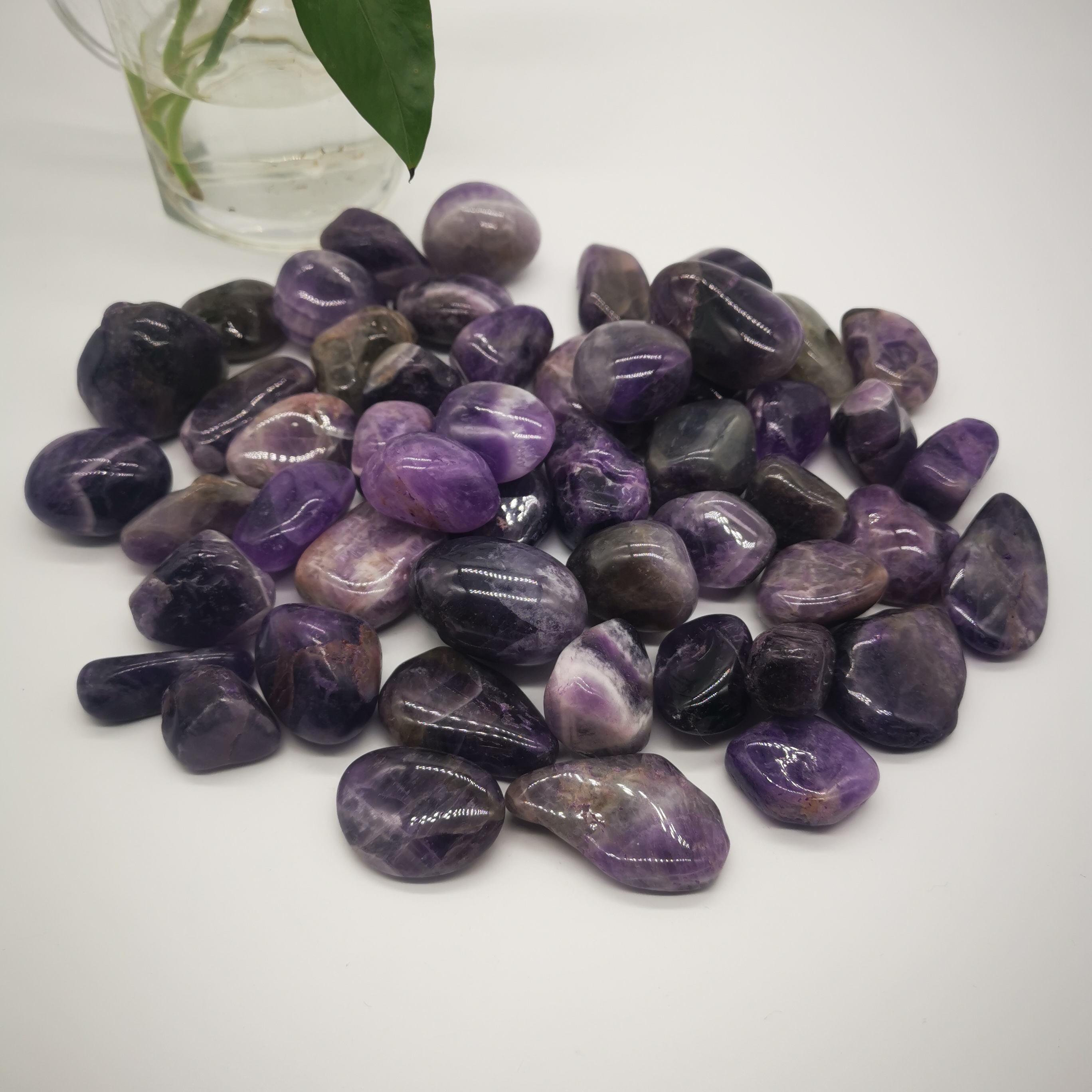 High quality fengshui stone amethyst gravel natural reiki dream amethyst crystal healing tumbled stones for sale