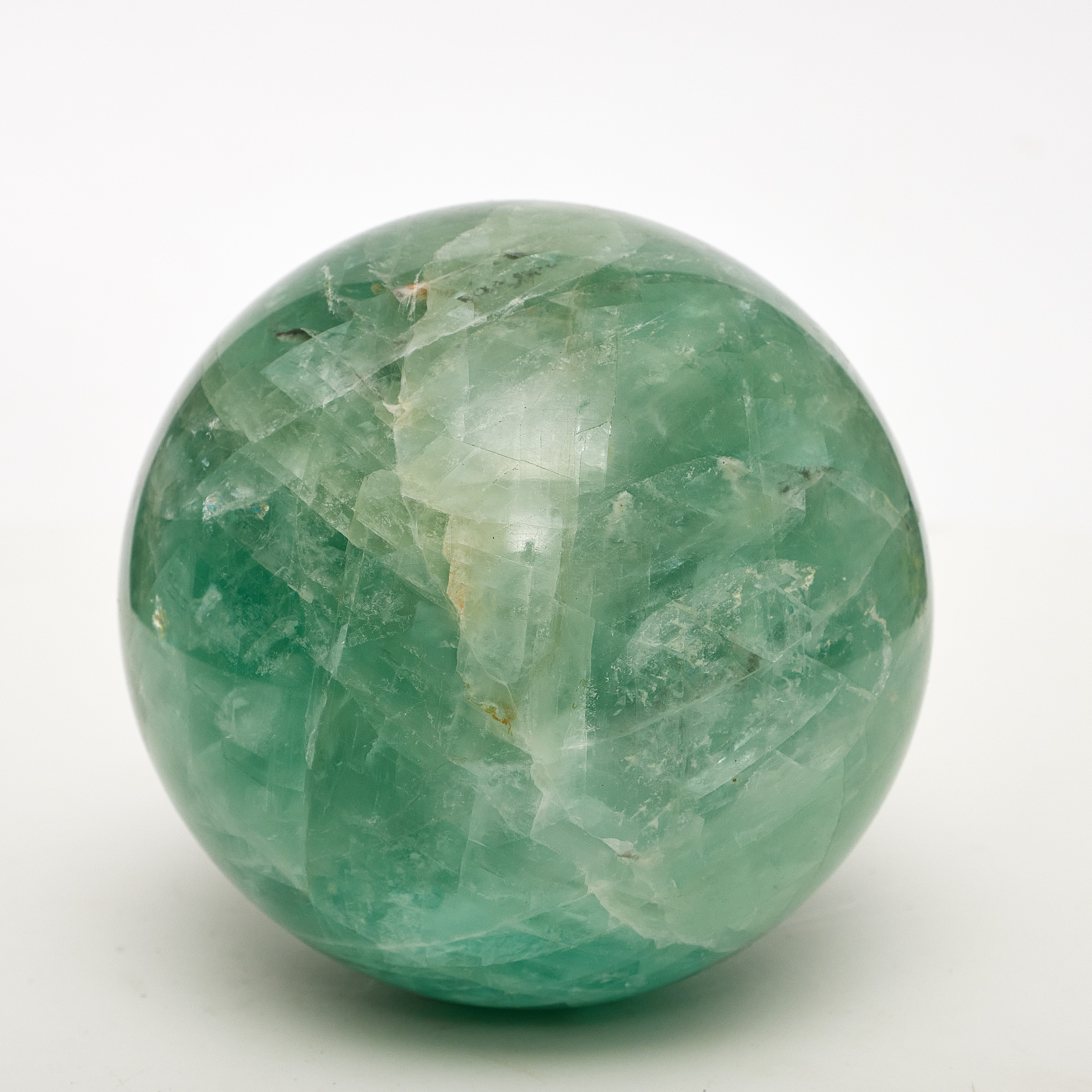 High quality Natural crystals healing stones fluorite ball fengshui and healing crystal stone for decoration and gifts