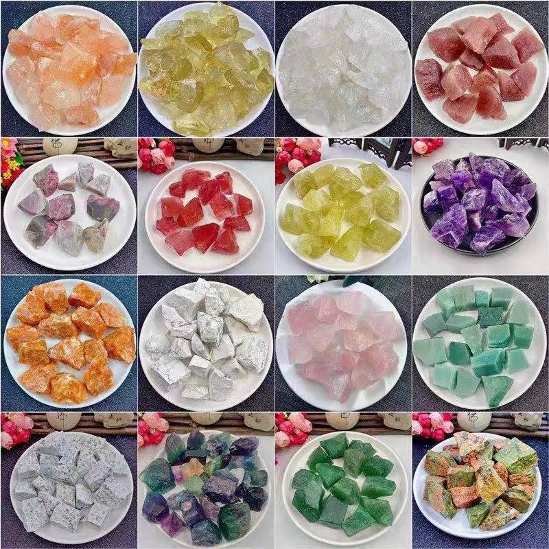 wholesale Natural crystals healing stone rose quartz crystal Tumbled fengshui and healing crystal stone for decoration and gifts