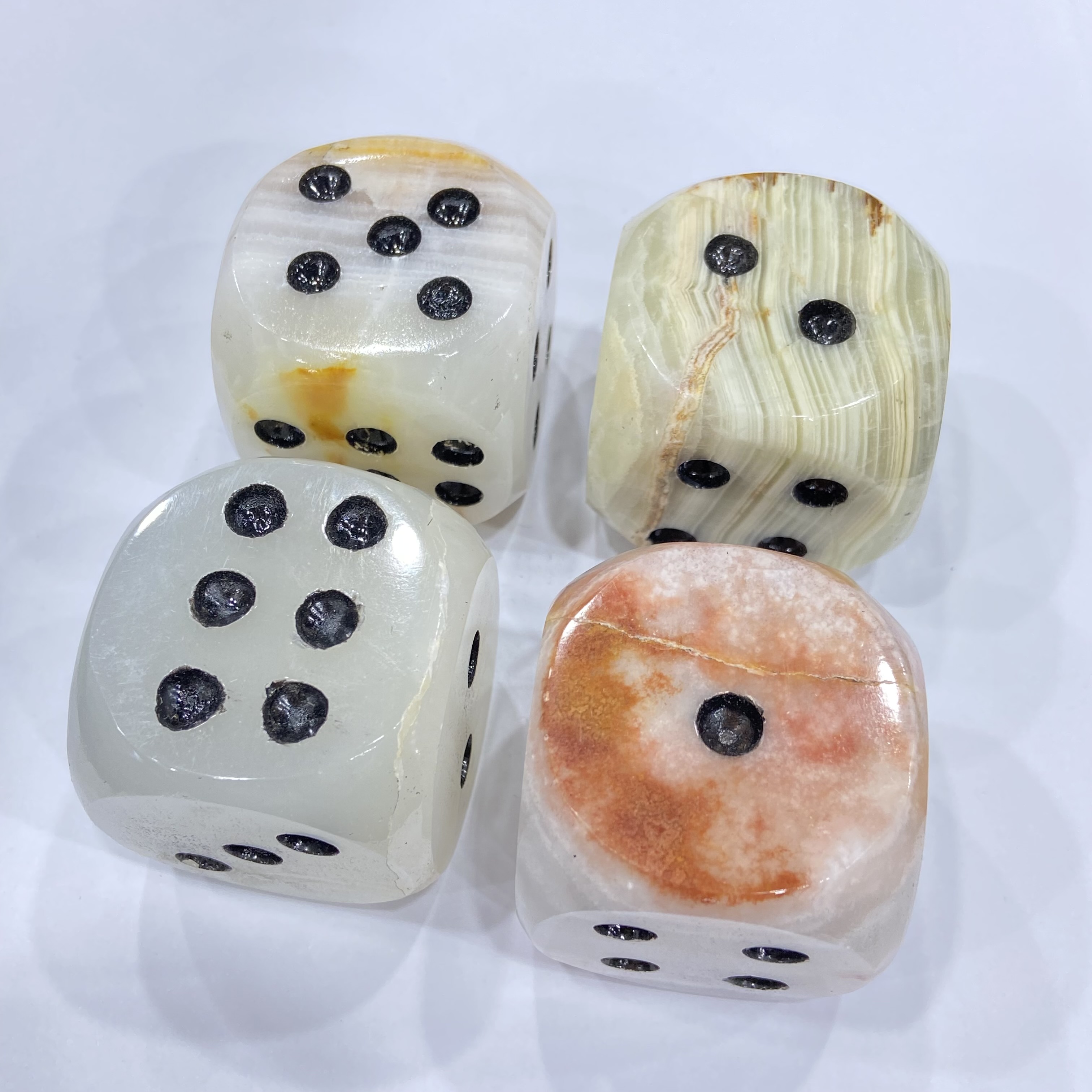 Top saling Natural crystals healing stones Afghanistan jade dice Carving piece for decoration and gifts