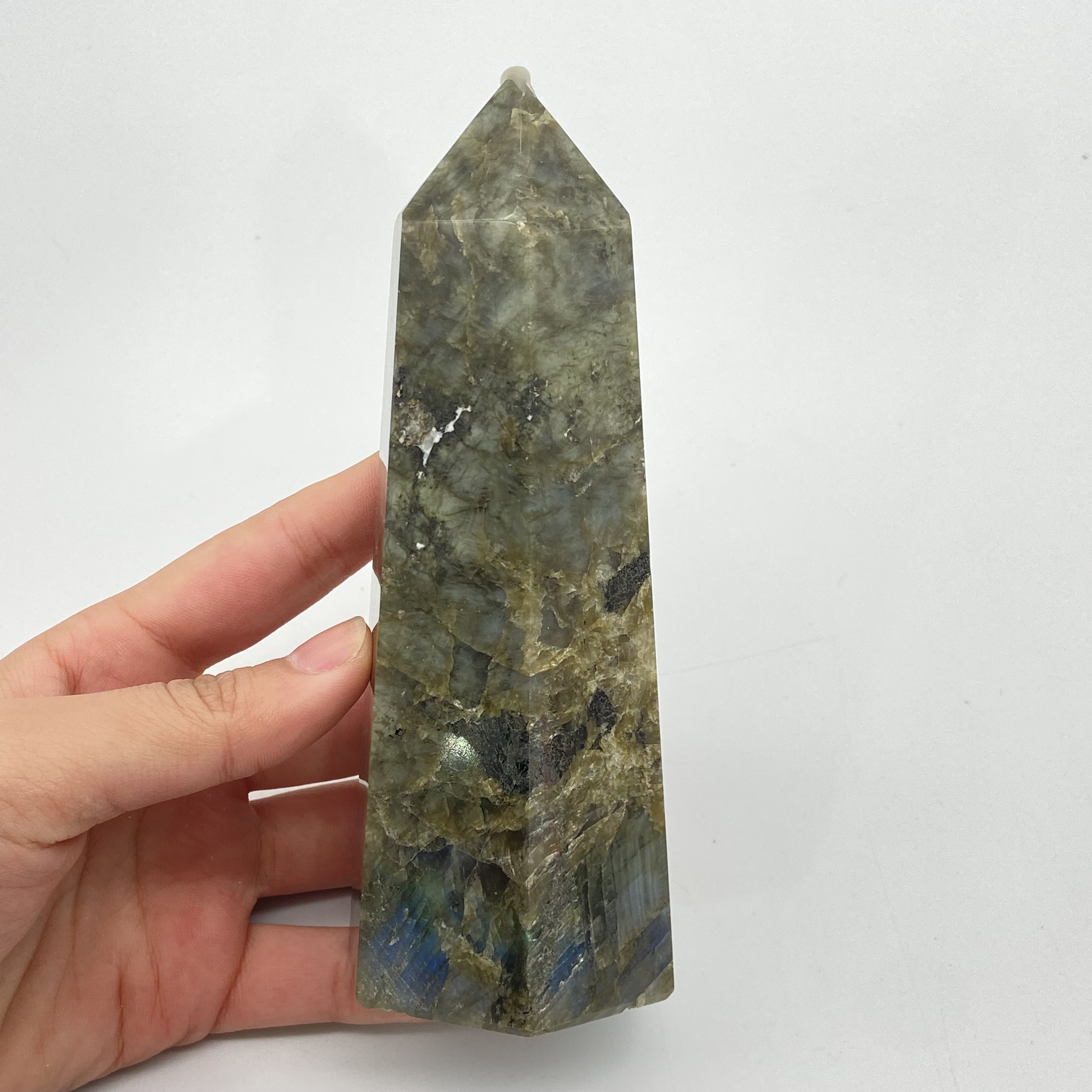 Labradorite Stone Craft crystal quartz points Wholesale High Quality Natural Crystal Labradorite big tower for gift