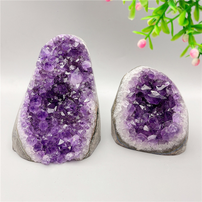 Wholesale high quality natural crystal healing stone amethyst cluster crystal ornament crystal handicraft decoration and gifts