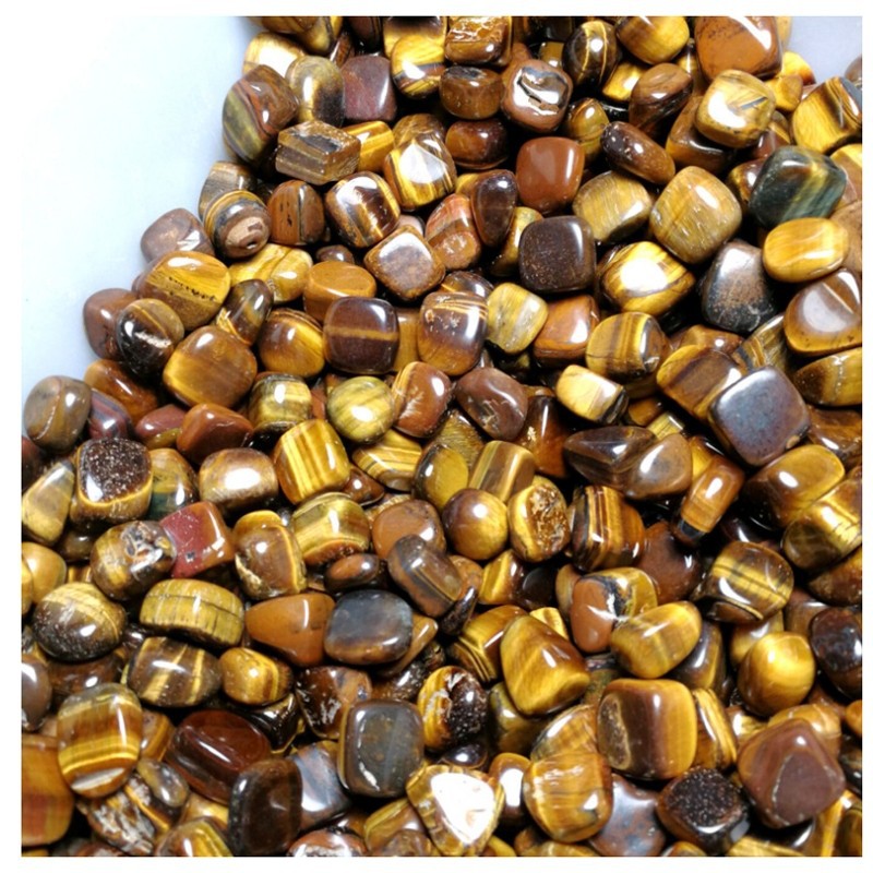 Best Selling Crystal Gemstone Feng Shui Decoration natural crystal tiger eye stone tumble stones for healing