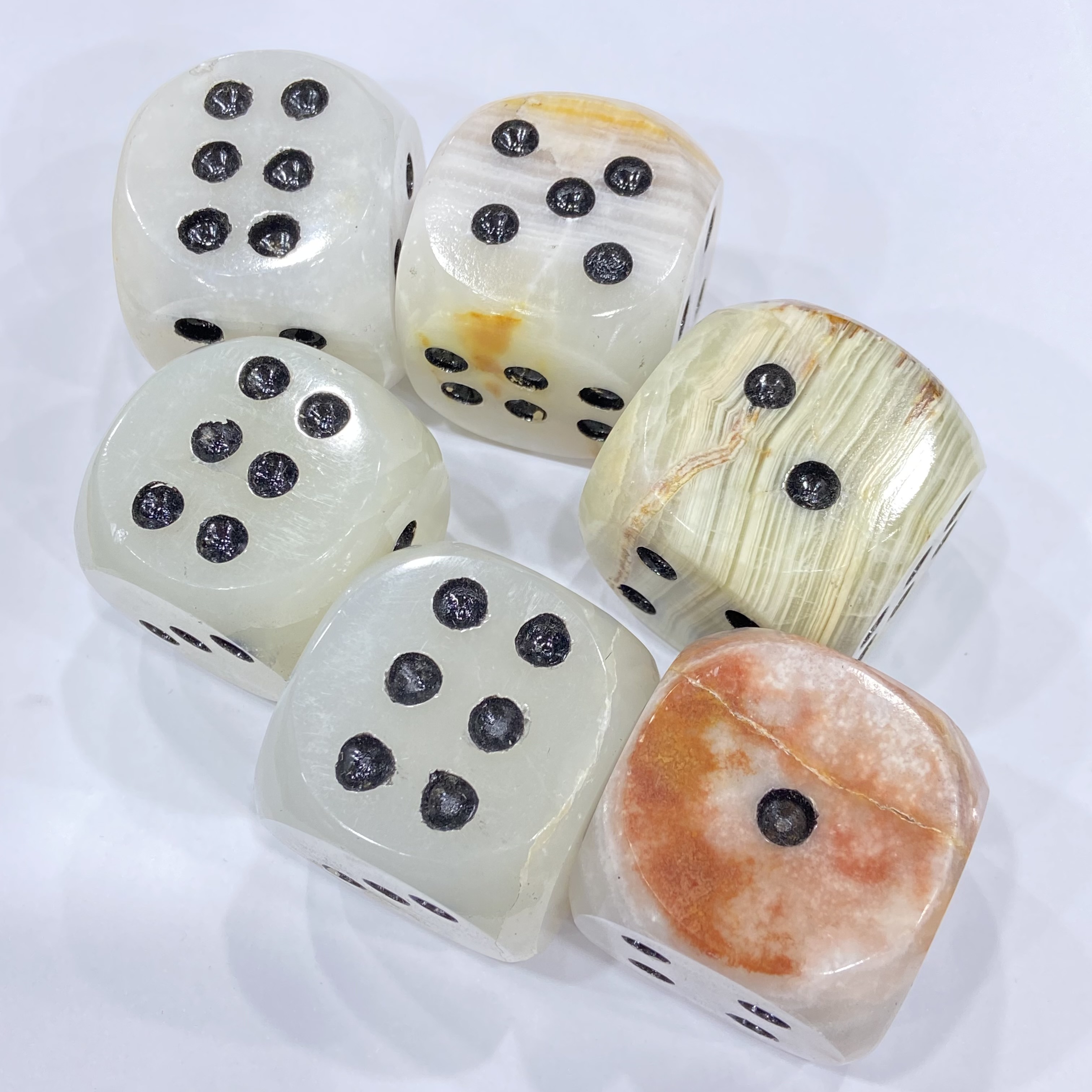 Top saling Natural crystals healing stones Afghanistan jade dice Carving piece for decoration and gifts