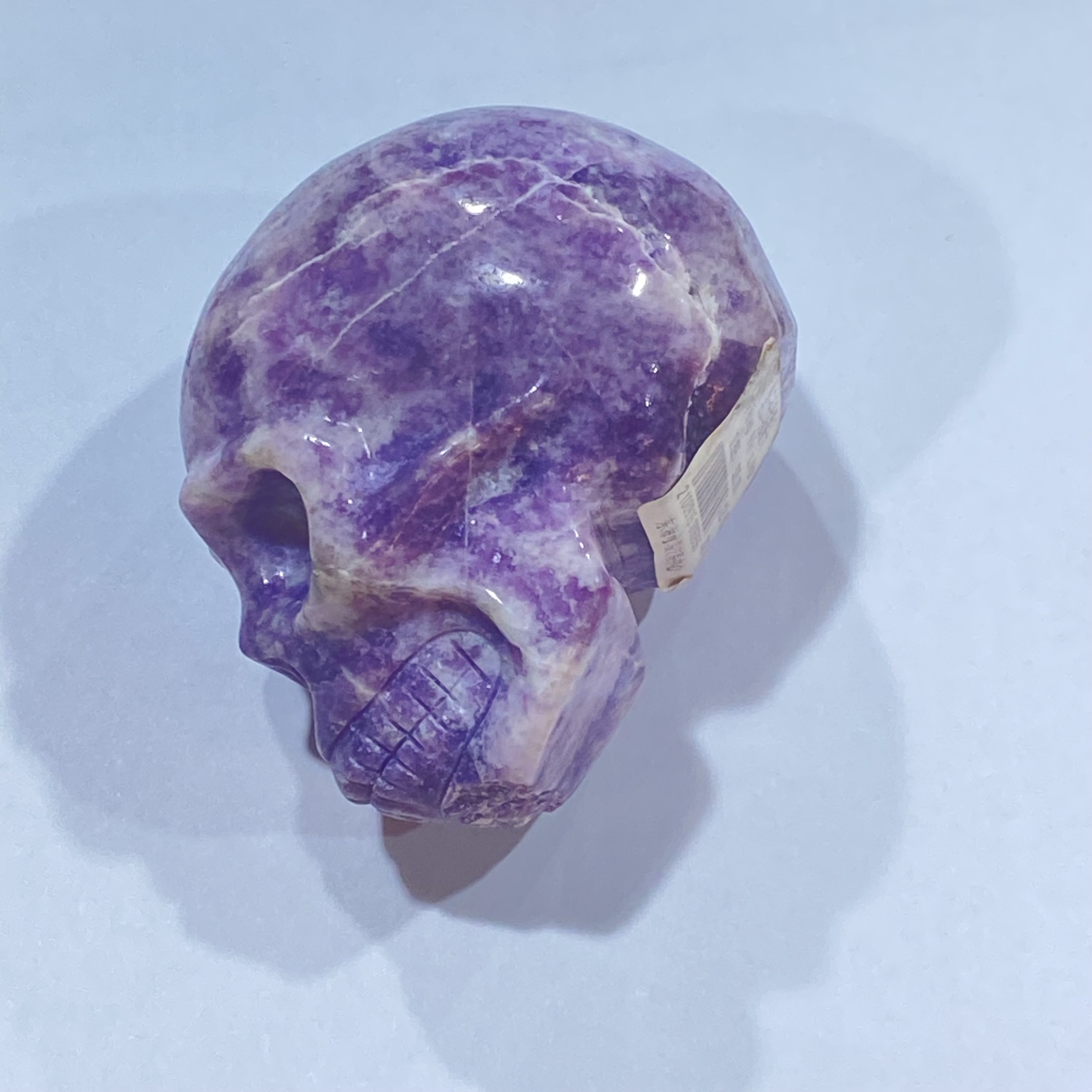 Natural crystals healing charoite stone crystal carving polished charoite skulls for home decoration