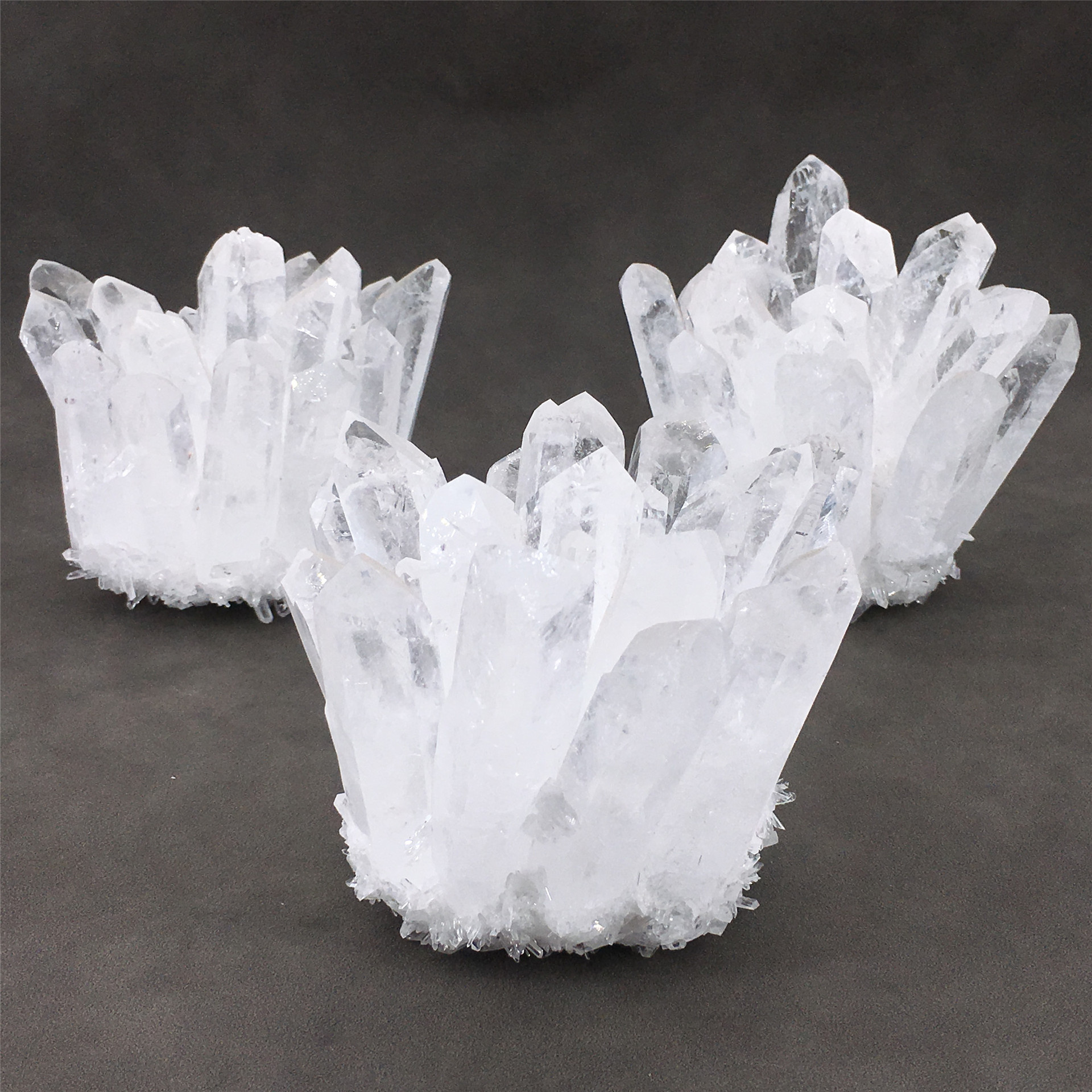 SAMEI JEWELRY Wholesale natural quartz crystal clear Crystal Cluster crystals healing stones good price