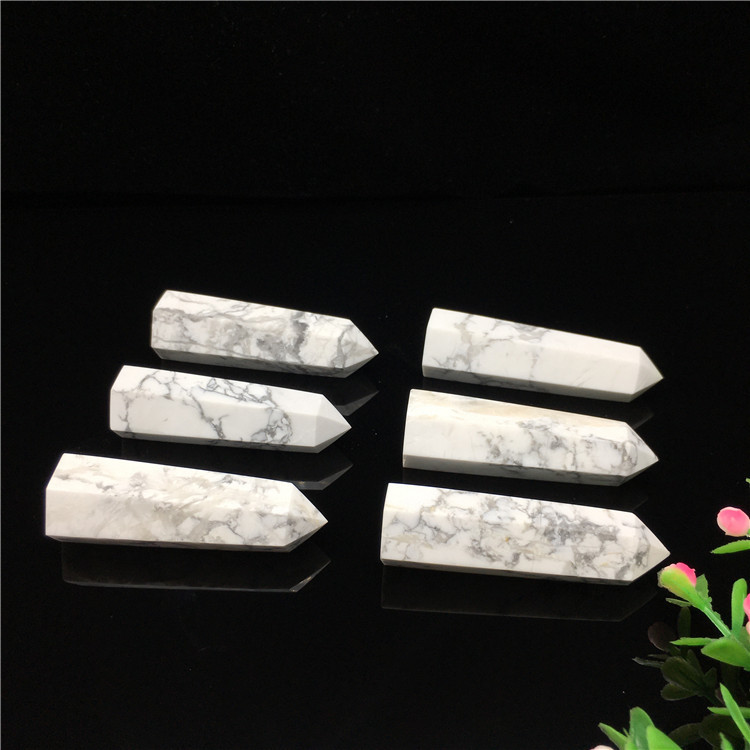 Top quality crystal natural stone small crystal tower point wholesale white pine stone quartz crystal tower for fengshui