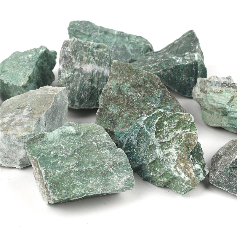 Bulk wholesale natural jade raw stone gift box reiki healing South Africa jade rough stone crystal raw ore for decoration